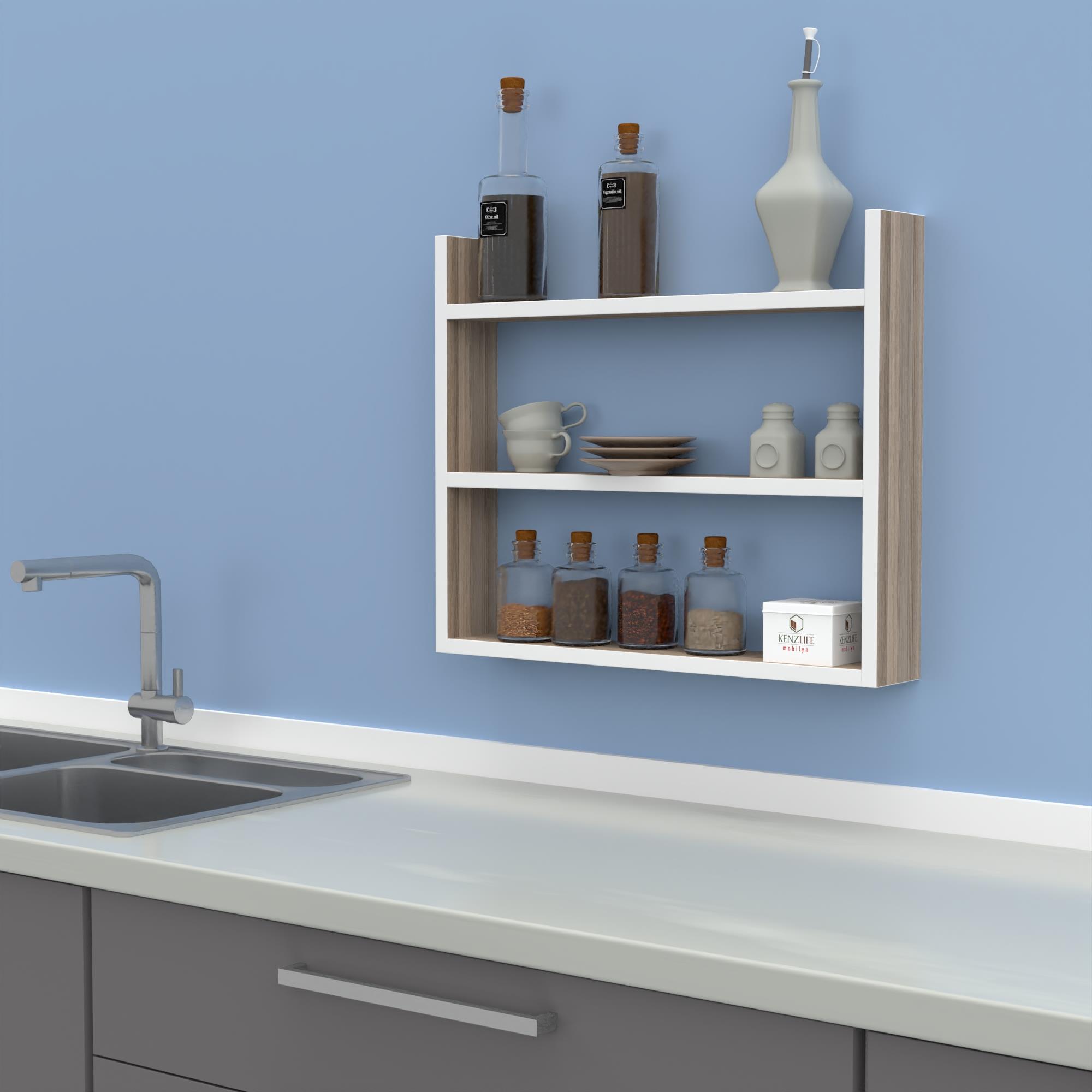 Kenzlife mutfak rafı abidin crd 060*050*10 tezgah