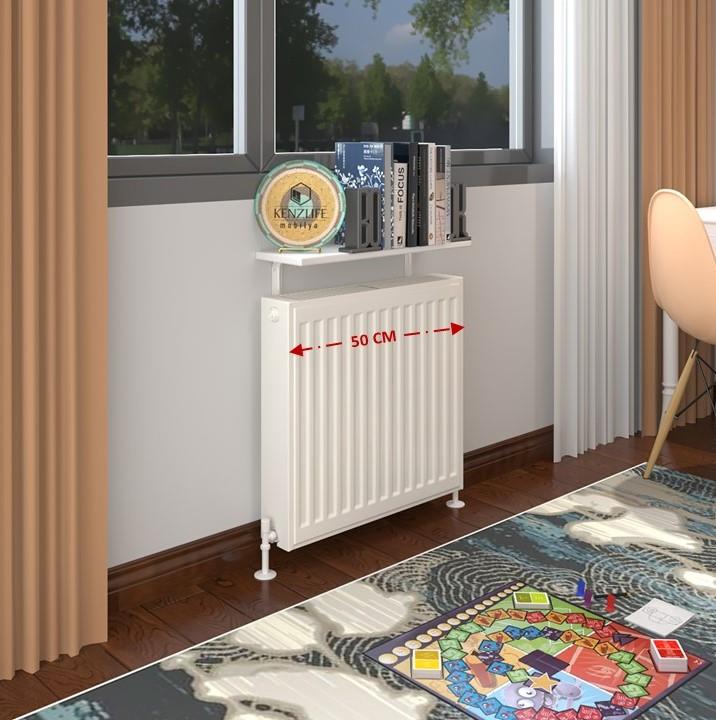 Kenzlife petek üstü raf dresuar feng şui byz 050*15 tekli kitaplık duvar rafı 050 cm uzunluk