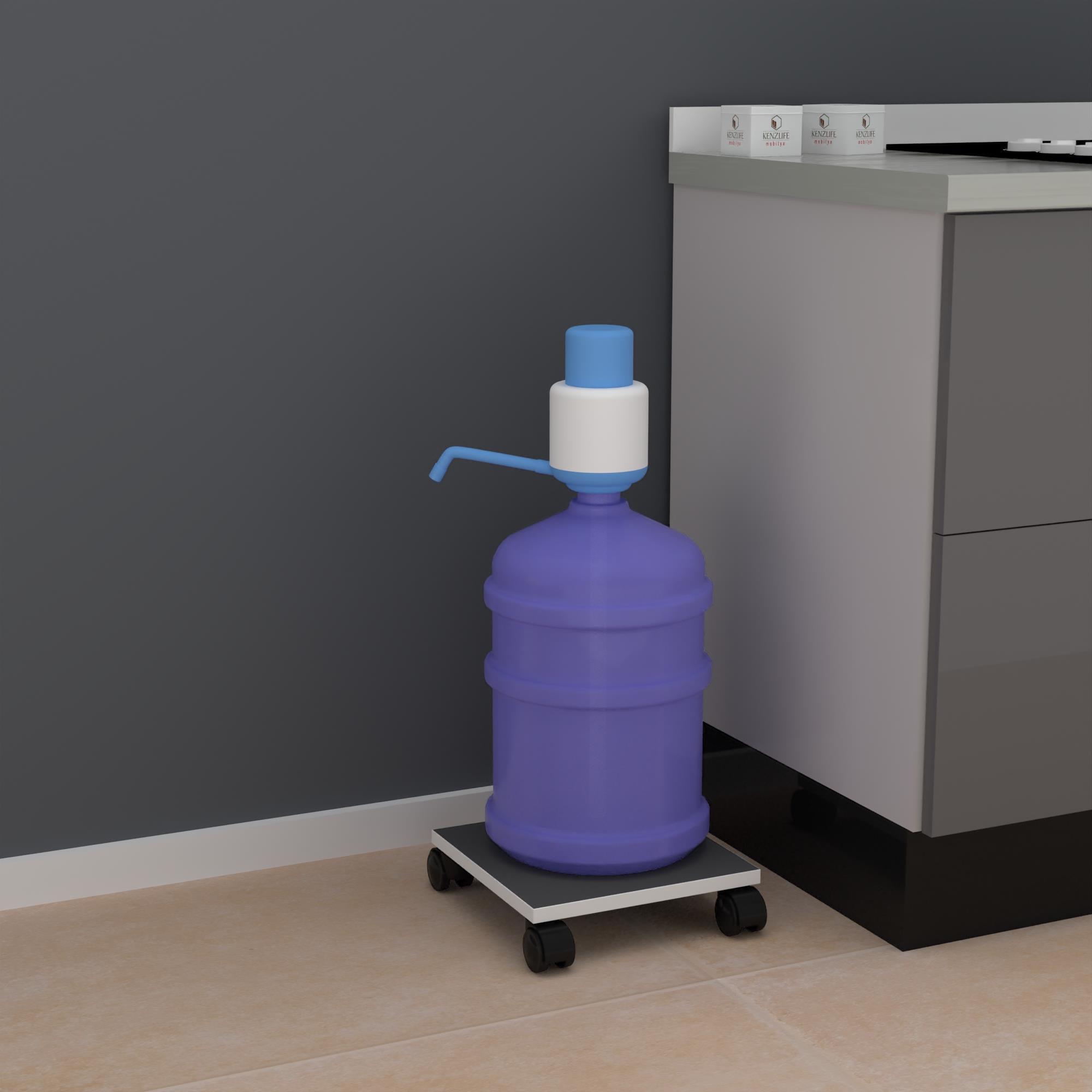 Kenzlife damacana altlığı şamil gri 010*030*30 tüp saksı